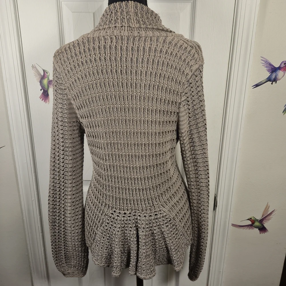 INC International Concepts Cozy Contemporary Chic Shawl Collar Cardigan M